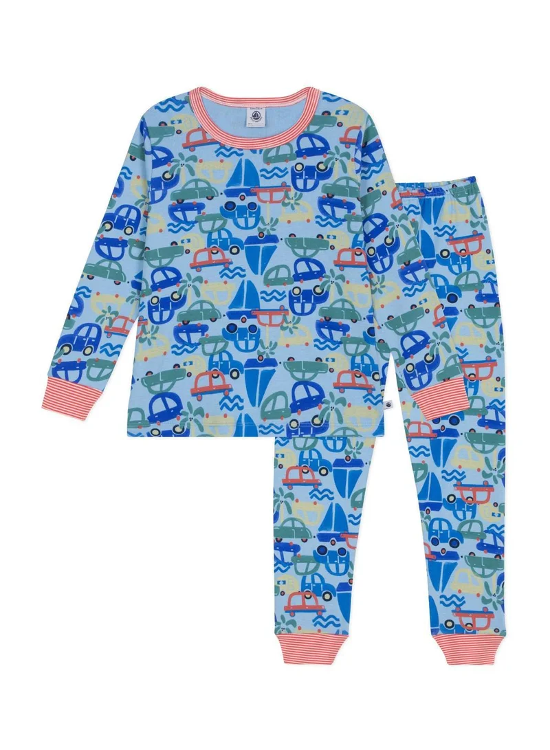 بيتي باتو Children's car print cotton pyjamas